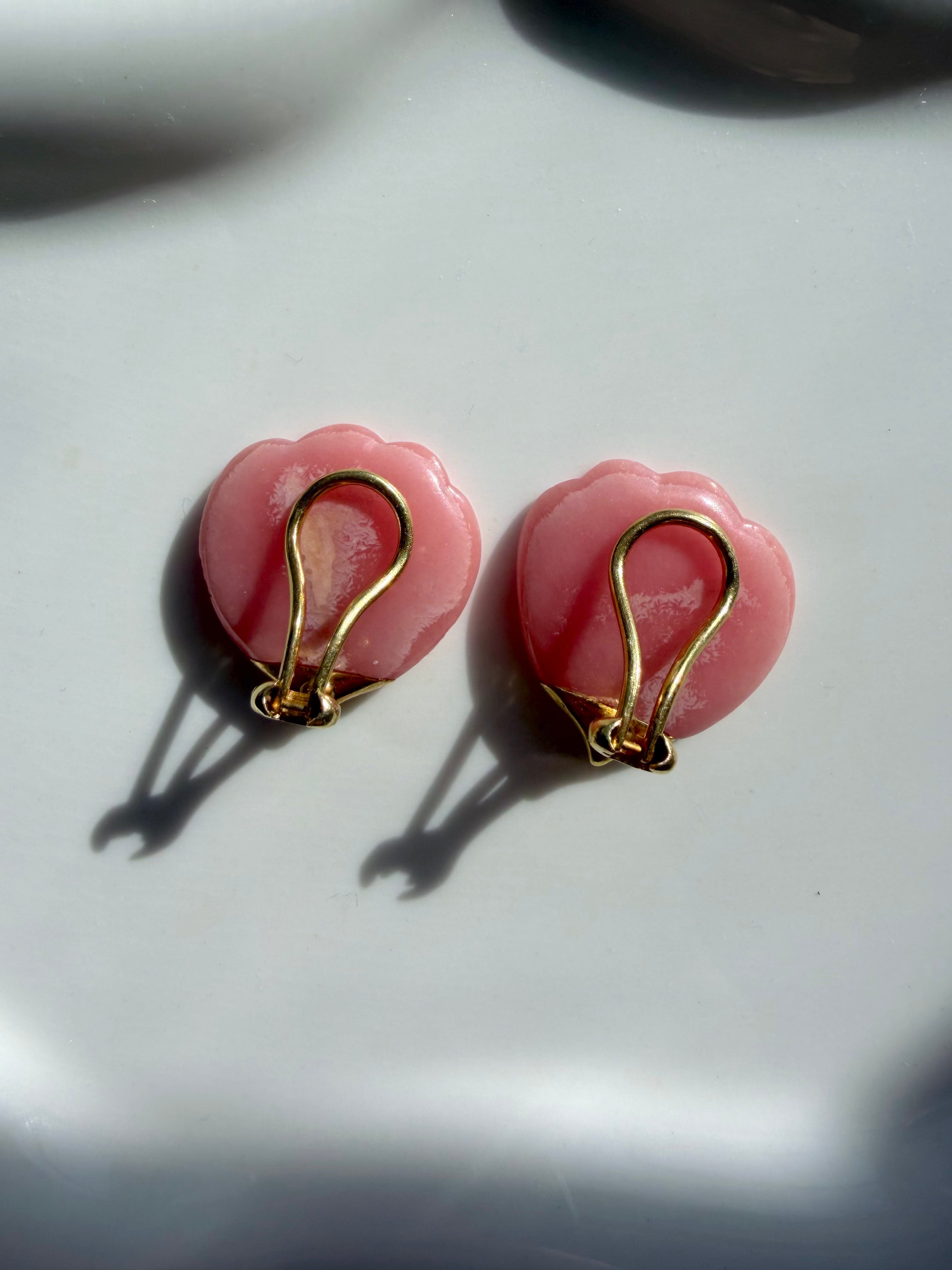 Angela Cummings Flower Clip Earrings – 18K Gold Statement