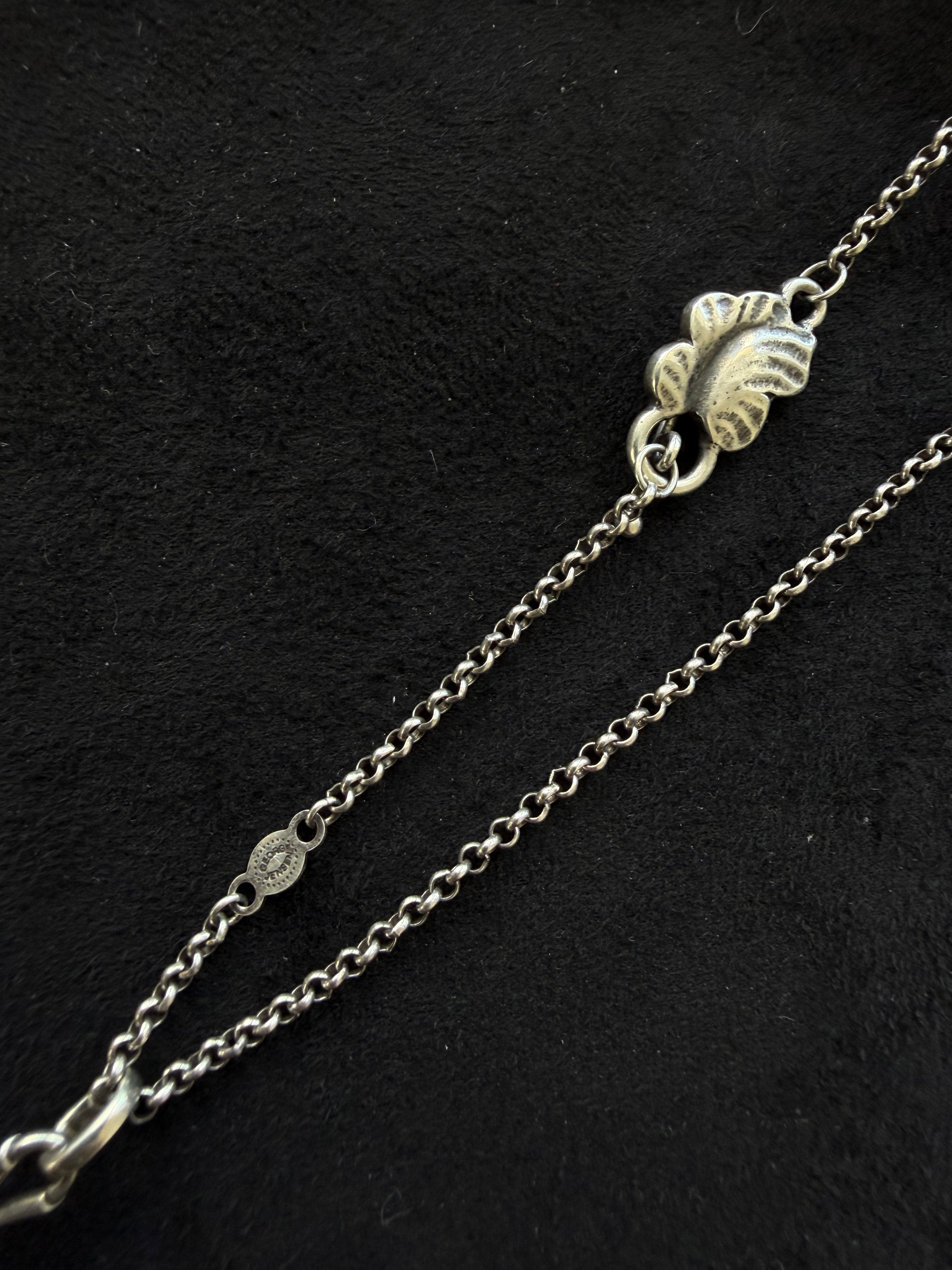 Georg Jensen Moonlight Grapes Pendant Necklace – Vintage Sterling Silver Grape Pendant