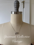 Tiffany & Co. Vintage Sterling Silver Elsa Peretti Triple Hearts Necklace