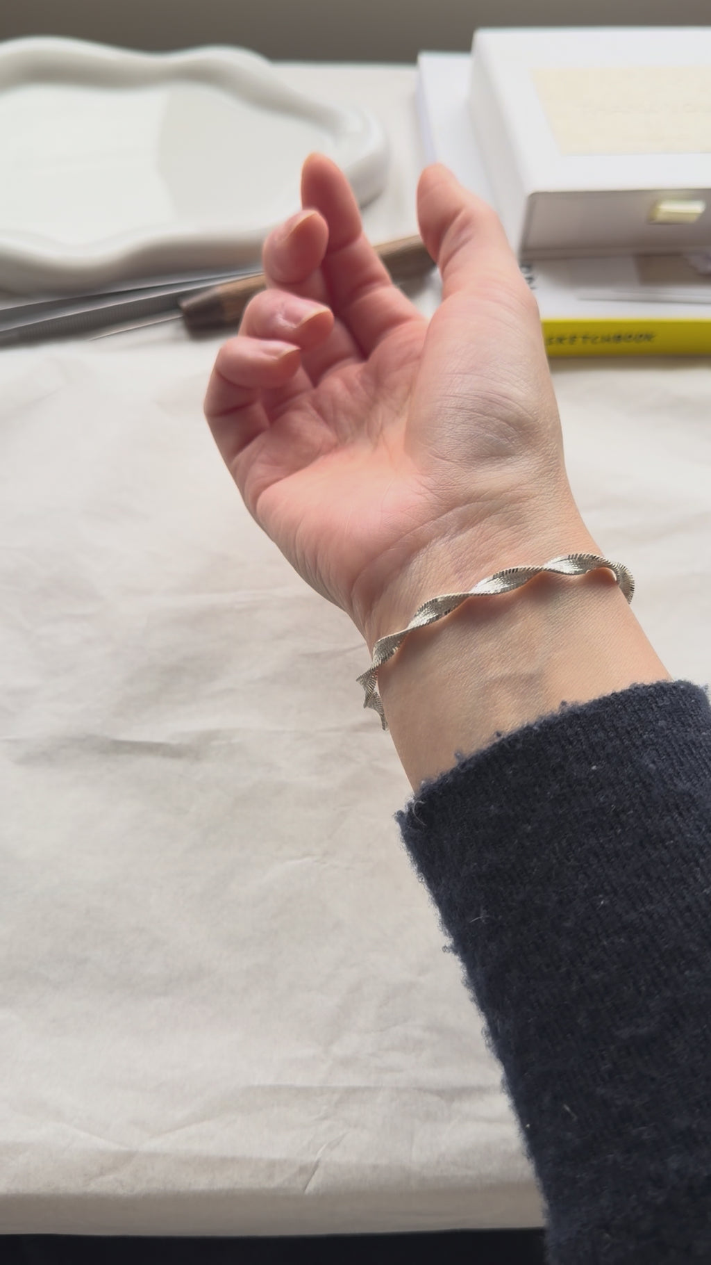 Minimalist Chain Necklace & Bracelet – S925 Sterling Silver